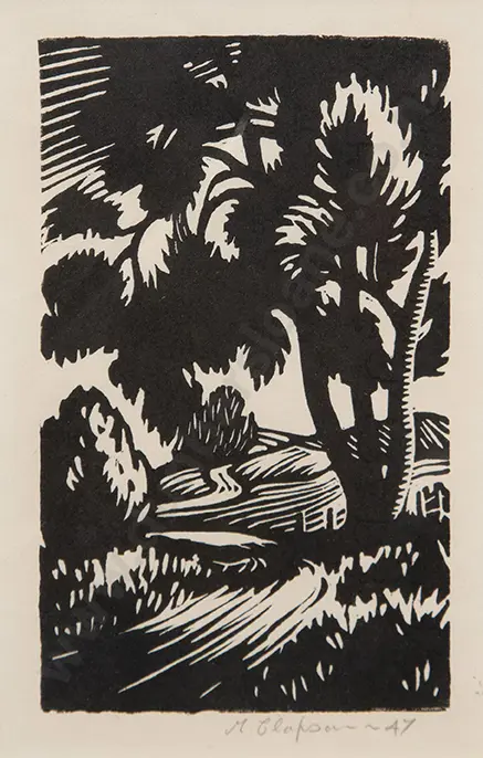 Mabel Clapson - Untitled landscape Image 1++