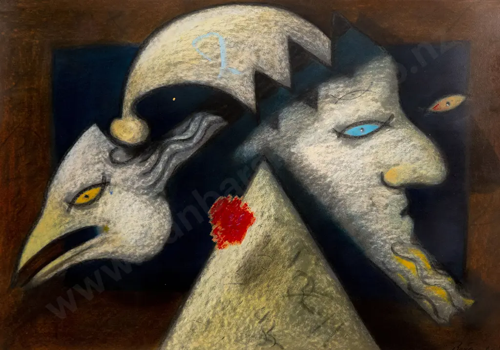 Robert Franken - Abstract with Jester Image 1++