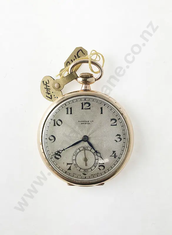 9ct Slimline Pocket Watch Image 1++