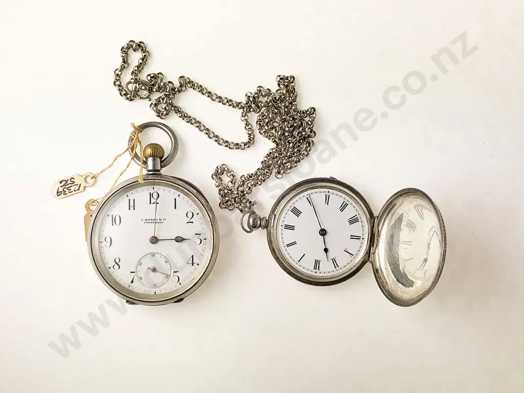 Two S/S Pocket Watches Image 1++