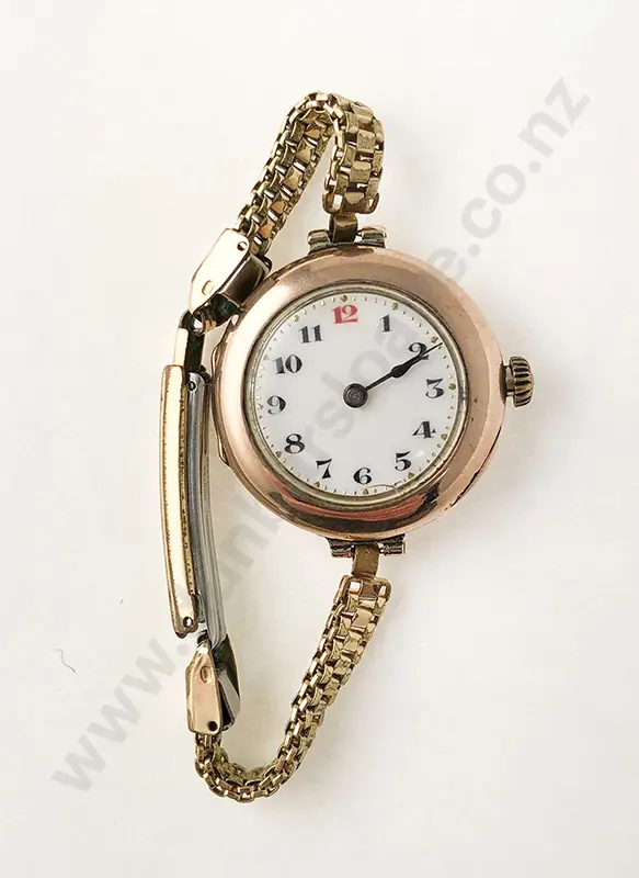 Vintage 9ct Cased Ladies Wristwatch Image 1++