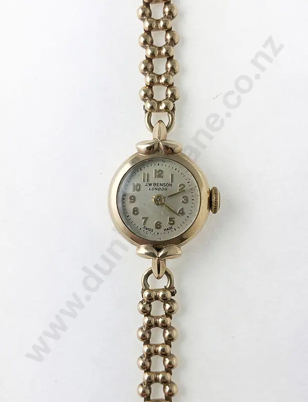 9ct Mid C20th Ladies Dress Watch Image 1++