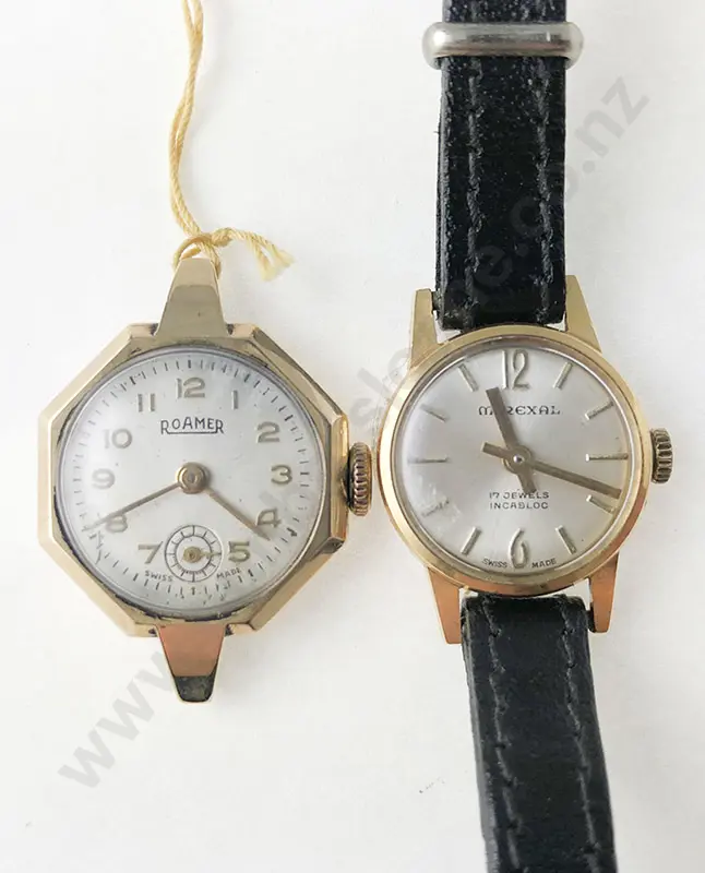 18ct and 9ct Vintage Ladies Wristwatches Image 1++