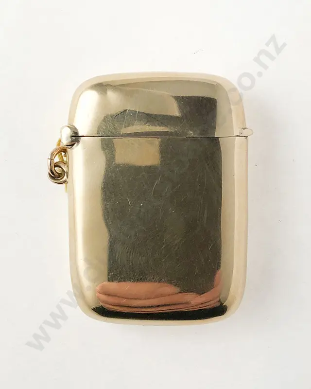 9ct Plain Vesta Case Image 1++