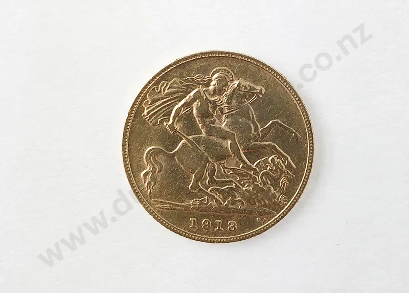 1918 Half Sovereign Image 1++