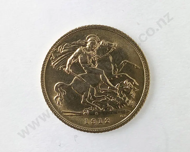 1912 Half Sovereign Image 1++