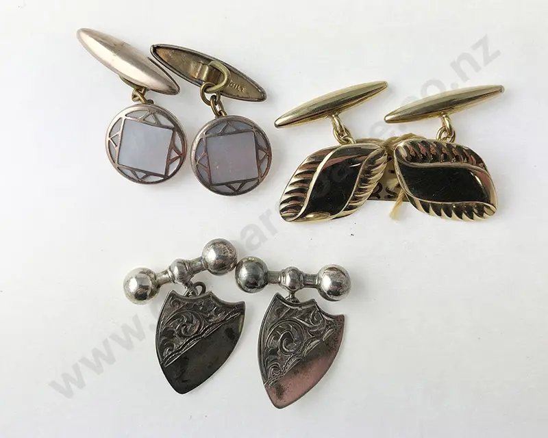 Three Pr Cufflinks Image 1++