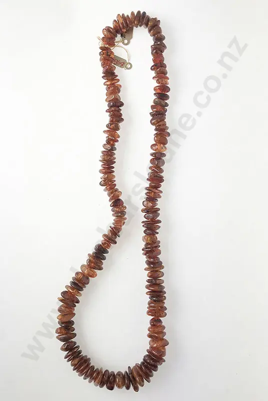 Slightly Graduated Russian Amber Necklace Image 1++