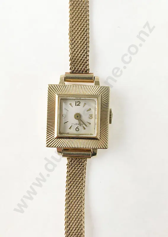Vintage All 14ct LeCoultre Ladies Wrist Watch Image 1++