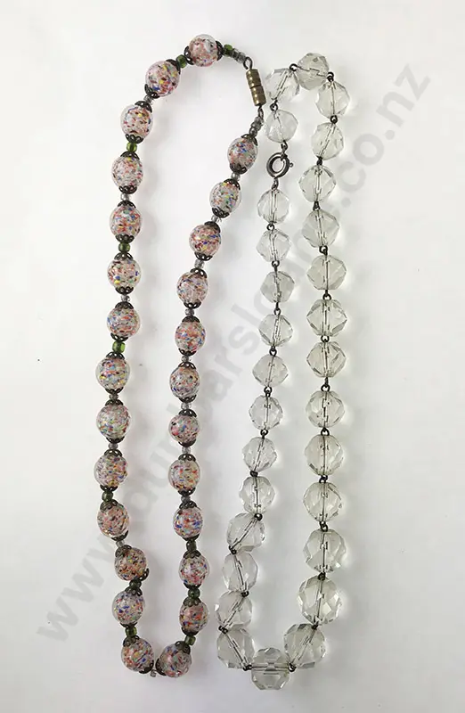 Two Vintage Bead Necklaces Image 1++