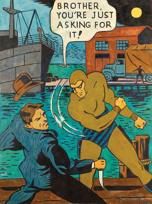Dick Frizzell - Asking for it! Image 1++