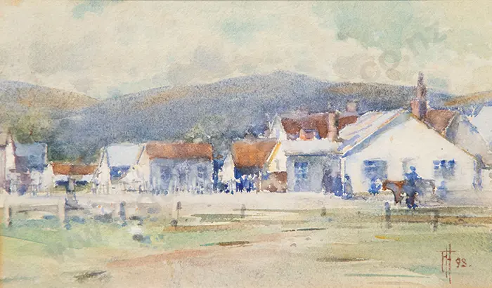 Frances Hodgkins - Dunedin Street Scene Image 1++
