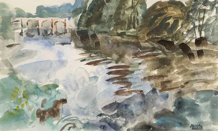 Olivia Spencer Bower - Landscape with Aqueduct Image 1++
