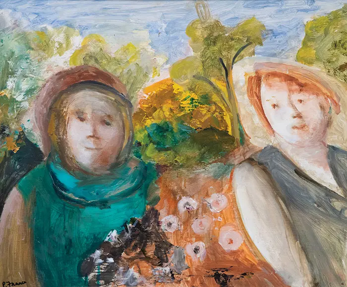 Patricia France - Women in a garden Image 1++