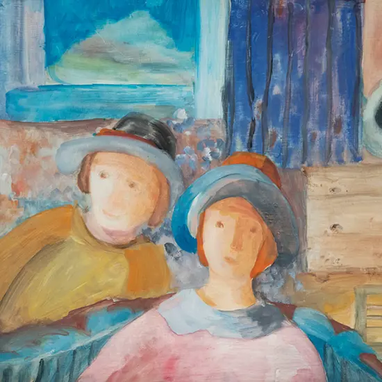 Patricia France - Untitled (Two Women in Hats)