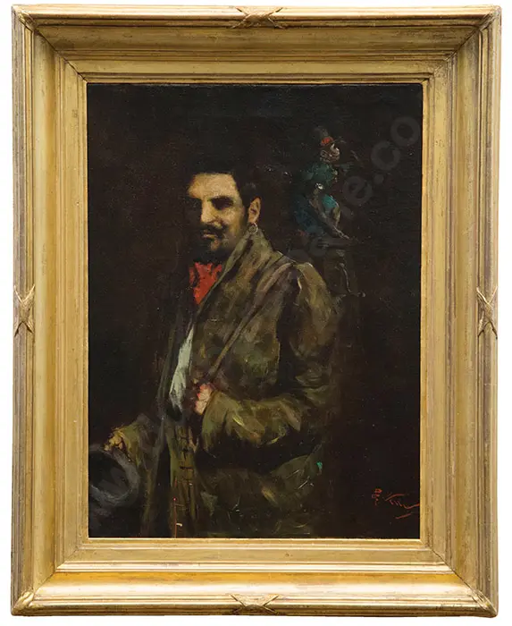 Girolamo P B Nerli - Organ Grinder with Monkey Image 1++
