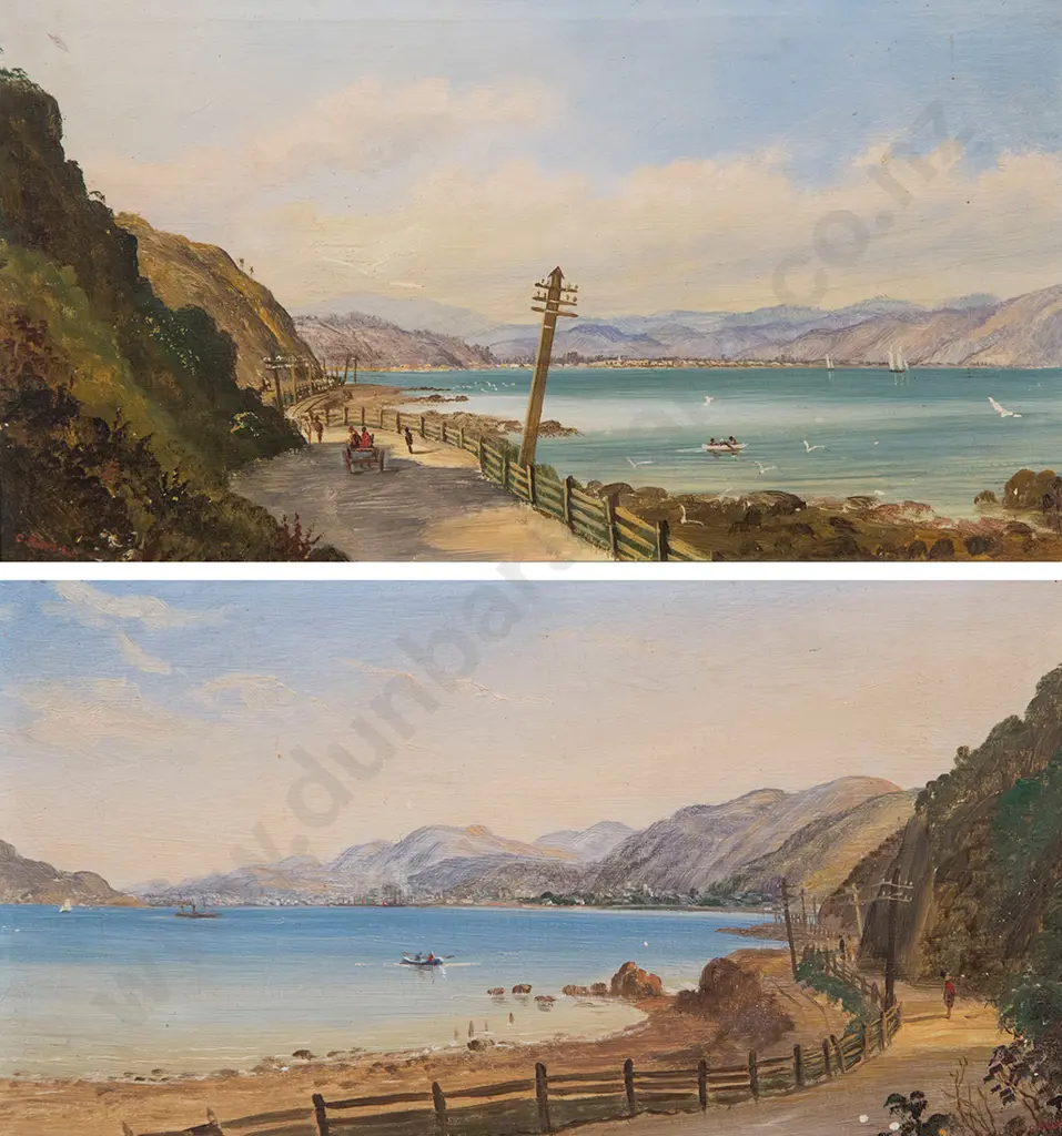 Charles Blomfield - View of Wellington & Hutt Valley (2) Image 1++