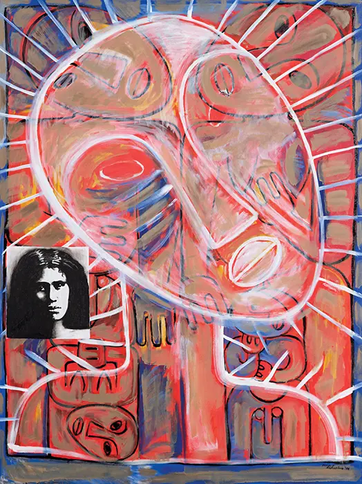 Robyn Kahukiwa - My Ancestors are always with me Image 1++