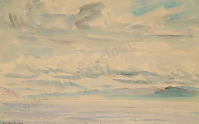 T A McCormack - Clouds over East Hills Image 1++