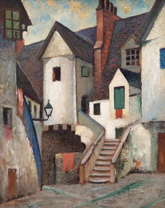 John Weeks - Scottish Courtyard Image 1++