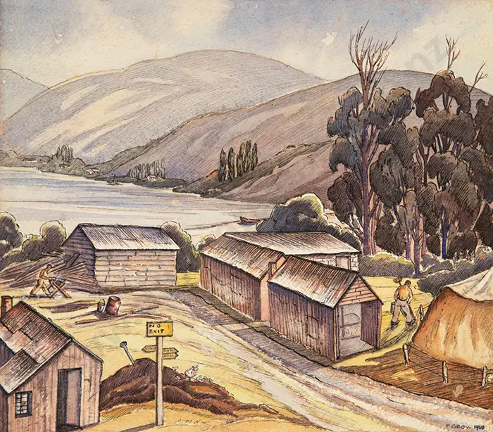 Frank Gross - Domestic Duties on the Lake's Edge Image 1++