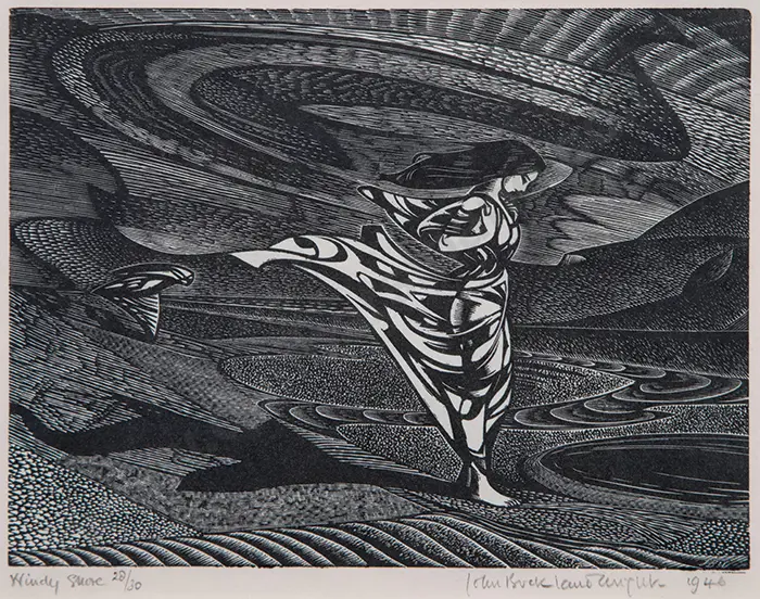 John Buckland Wright - Windy Shore Image 1++