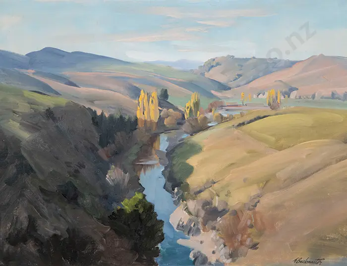 Ernest Buckmaster - South Island Landscape Image 1++
