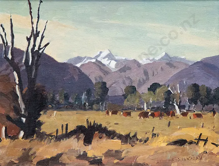 R B Watson - Grazing Cows Image 1++