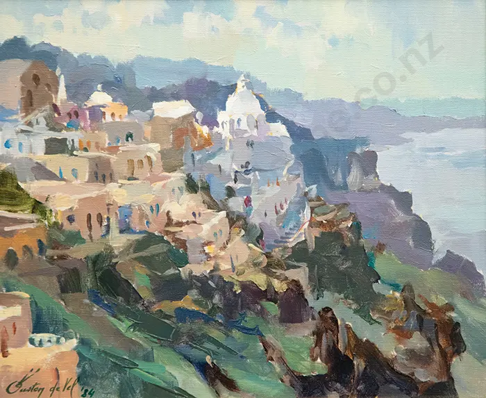 Gaston de Vel - Hillside Village, Santorini Image 1++