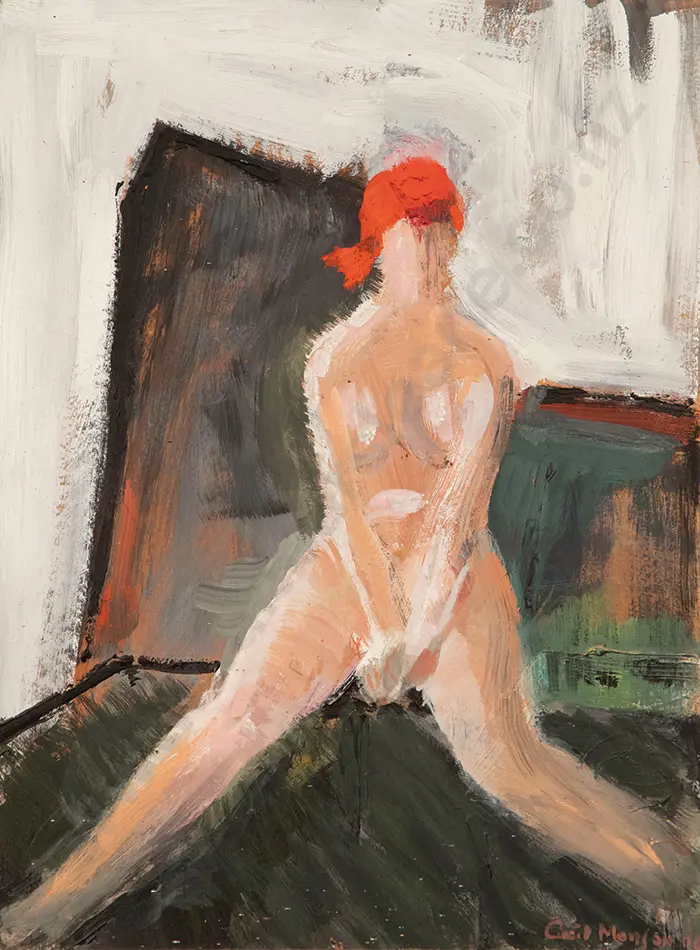 Cecil Manson - Seated Nude No. 14 Image 1++