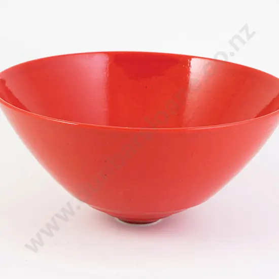 John Parker Brilliant Red Glazed Deep Bowl