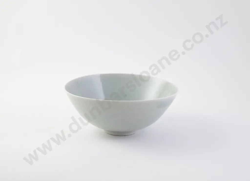 Len Castle Korean Celedon Glaze Porcelain Bowl c1980s Image 1++