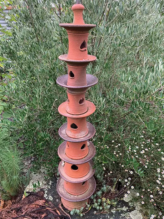 Barry Brickell Terracotta Fountain of graduating tiers Image 1++