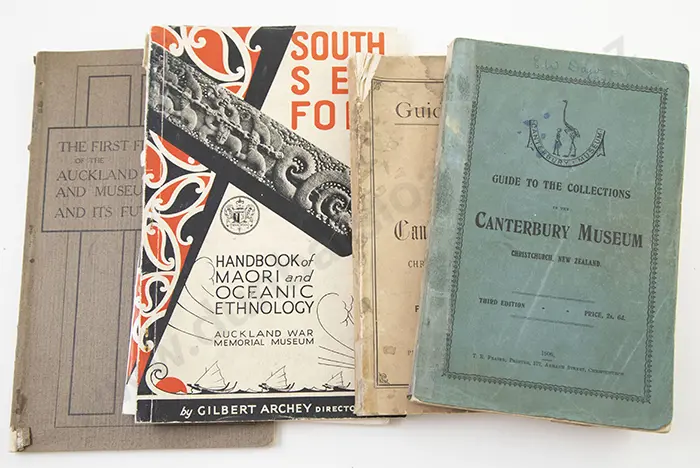 Guide To The Collections Of Canterbury Museum (2 Vols) & Booklets Image 1++