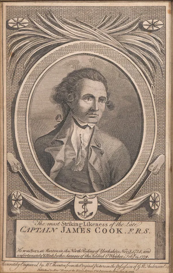 Bookplate Engraving of Capt Cook & other (2) Image 1++