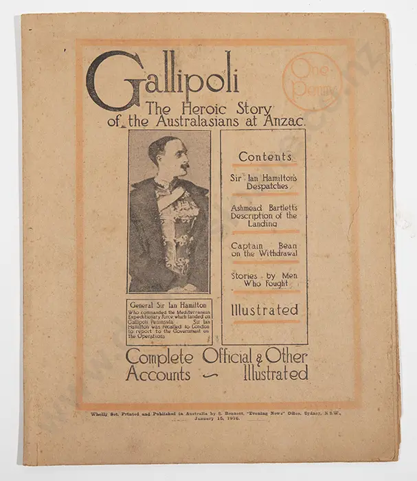 General Sir Ian Hamilton -  Gallipoli The Heroic Story of the Australasians at Anzac Image 1++