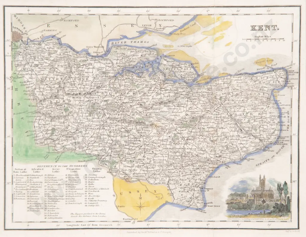 2 Small Maps Of Kent Image 1++