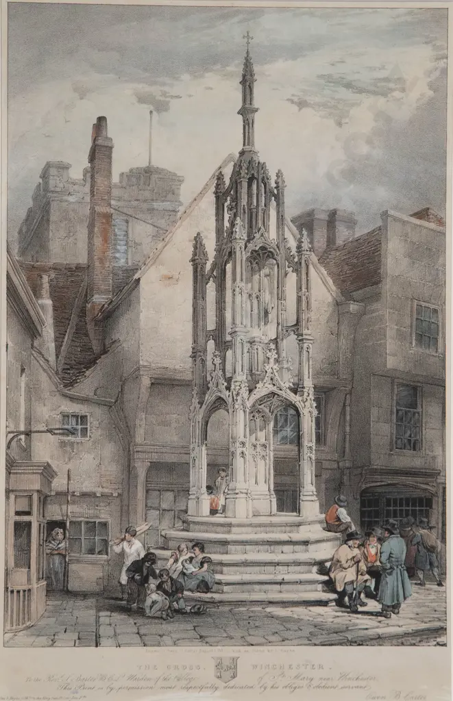 Two C19th Coloured Engravings Image 1++