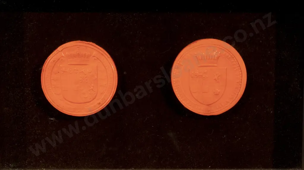 Five Framed Wax Seals Image 1++