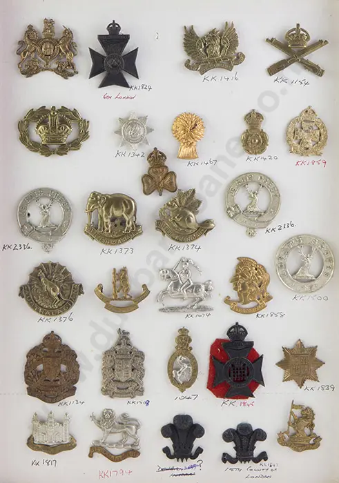 Collection Mainly British Regimental Cap Badges Image 1++