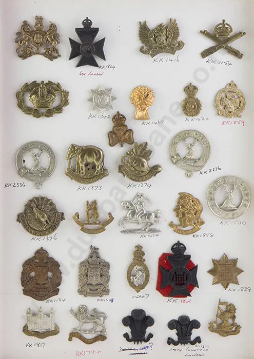 Collection Mainly British Regimental Cap Badges Image 1++