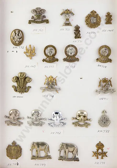 Collection Mainly British Regimental Cap Badges Image 1++