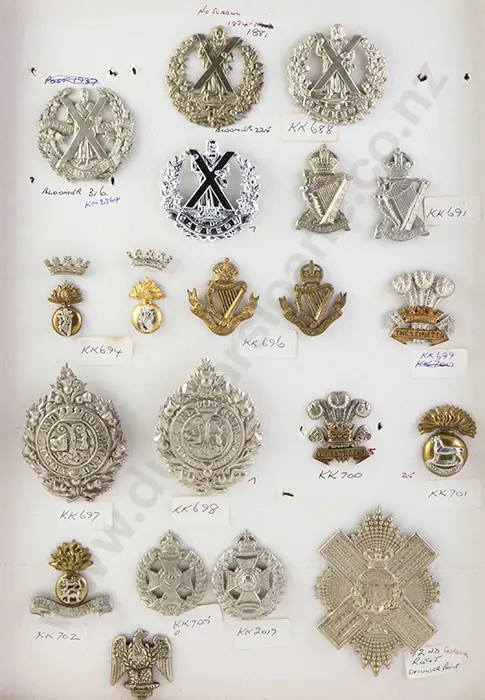 Collection Mainly British Regimental Cap Badges Image 1++