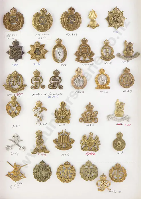 Collection Mainly British Regimental Cap Badges Image 1++