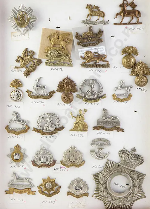 Collection Mainly British Regimental Cap Badges Image 1++