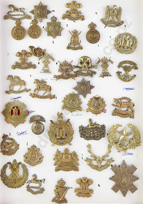 Collection Mainly British Regimental Cap Badges Image 1++