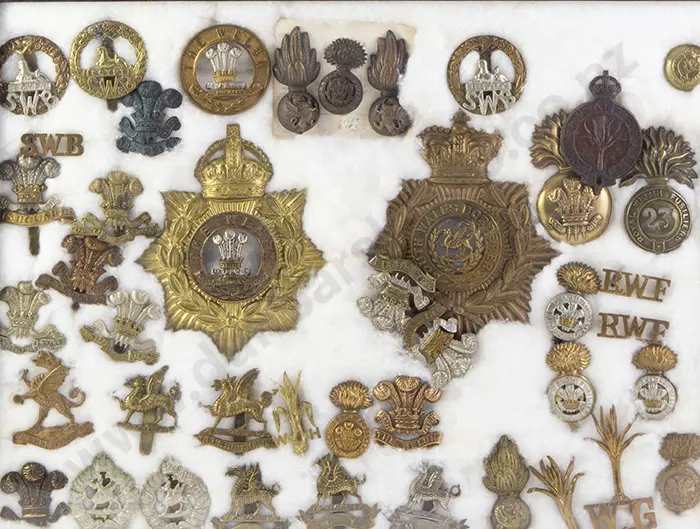 Collection Mainly Welsh Regimental Cap Badges Image 1++