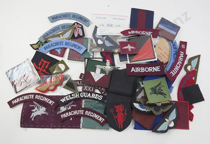 Collection British Regimental Cloth Badges Image 1++
