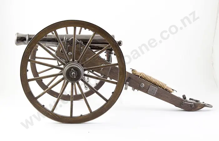 Model of C1860 12lb Cannon with Limber Image 1++