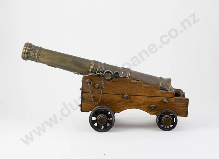 Cast Bronze Model of a Naval Cannon Image 1++